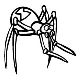 Spider, Black Widow Spider Coloring Page: Black Widow Spider Coloring Page