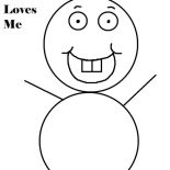 Jesus Loves Me, Bugs Drawing With Jesus Loves Me Text Coloring Page: Bugs Drawing with Jesus Loves Me Text Coloring Page