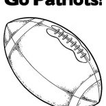 NFL, Go Patriots In NFL Coloring Page: Go Patriots in NFL Coloring Page