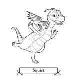 Mike the Knight, Squirt From Mike The Knight Coloring Page: Squirt from Mike the Knight Coloring Page