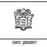 State Flag, State Flag Of New Jersey Coloring Page: State Flag of New Jersey Coloring Page