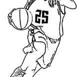 NBA, The Greatest NBA Coloring Page: The Greatest NBA Coloring Page