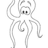 Octopus, Confuse Octopus Coloring Page: Confuse Octopus Coloring Page