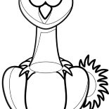 Ostrich, How To Draw An Ostrich Coloring Page: How to Draw an Ostrich Coloring Page