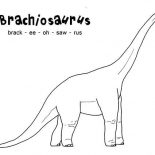 Brachiosaurus, How To Spell Brachiosaurus Coloring Page: How to Spell Brachiosaurus Coloring Page