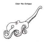 Octopus, Octopus Offering His Hand Coloring Page: Octopus Offering His Hand Coloring Page