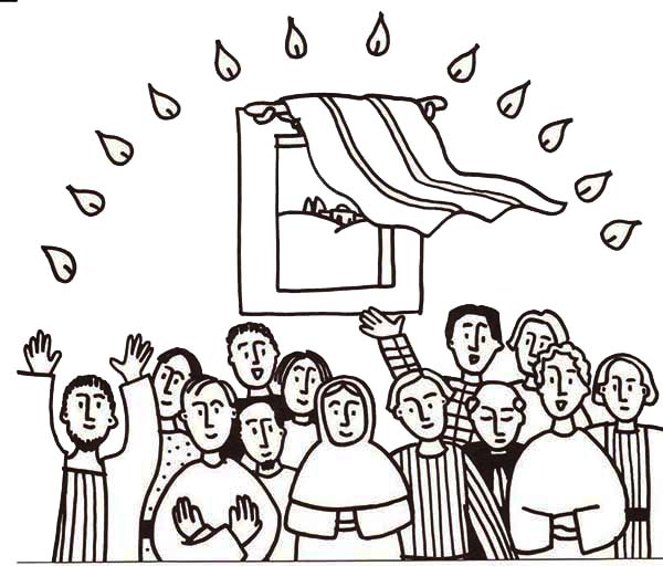 Pentecost, : Pentecost Day for All Jesus Follwers Coloring Page