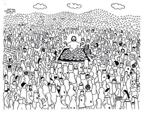 Pentecost, : The Followers of Jesus All Over the World Celebrate Pentecost Coloring Page
