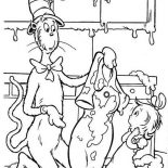The Cat in the Hat, Dr Seuss Has A Cooking Problem Coloring Page: Dr Seuss Has a Cooking Problem Coloring Page