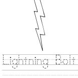 Lightning Bolt, Lighting Bolt  Worksheet Coloring Page: Lighting Bolt  Worksheet Coloring Page