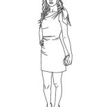 Taylor Swift, Taylor Swift Pose For Magazine Coloring Page: Taylor Swift Pose for Magazine Coloring Page