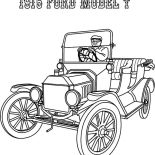 Model t Car, 1915 Ford Model T Car Coloring Pages: 1915 Ford Model T Car Coloring Pages