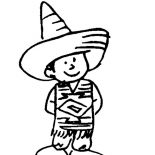 Mexican Dress, Charro Suit Mexican Dress Coloring Pages: Charro Suit Mexican Dress Coloring Pages