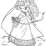 Merida, Disney Beautiful Princess Merida Coloring Pages: Disney Beautiful Princess Merida Coloring Pages