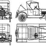 Model t Car, Ford Model T Car Concept Coloring Pages: Ford Model T Car Concept Coloring Pages