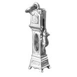 Grandfather Clock, Grandfather Clock Key Chain Coloring Pages: Grandfather Clock Key Chain Coloring Pages