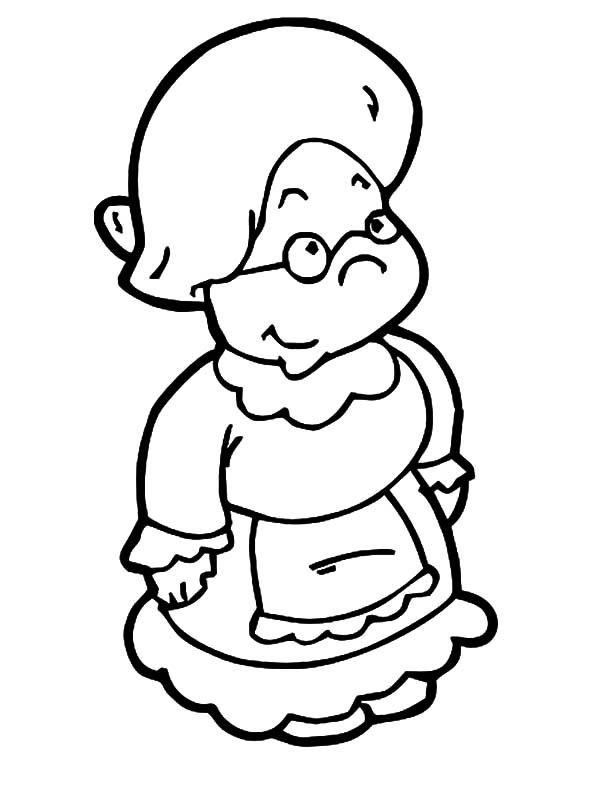 Grandmother, : Grandmother Coloring Pages