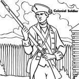 Military, Military Colonial Soldier Coloring Pages: Military Colonial Soldier Coloring Pages