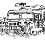 Military, Military Jeep Patrol Coloring Pages: Military Jeep Patrol Coloring Pages