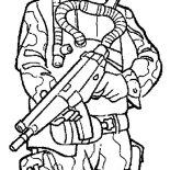 Military, Military Marching Soldier Coloring Pages: Military Marching Soldier Coloring Pages