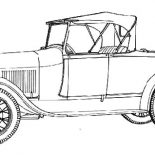 Model t Car, Model T Car Ford 1928 Coloring Pages: Model T Car Ford 1928 Coloring Pages