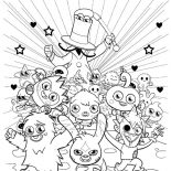 Moshi, Moshi Monster Fun Time Coloring Pages: Moshi Monster Fun Time Coloring Pages