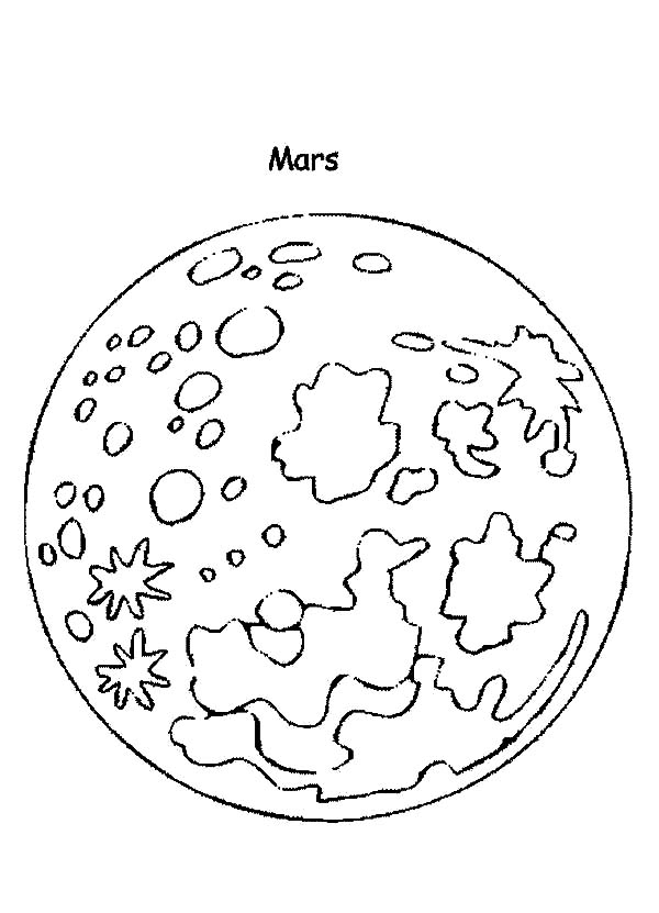 Mars, : Roman God of War Planet Mars Coloring Pages