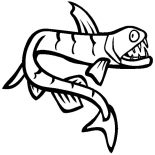 Monster Fish, Viperfish Is One Of Monster Fish Coloring Pages: Viperfish is One of Monster Fish Coloring Pages