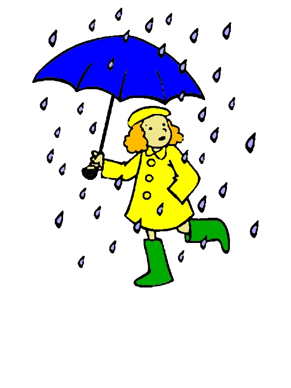 A Little Running With Umbrella In Raindrop Coloring Page by years old Marlin L  Reed  