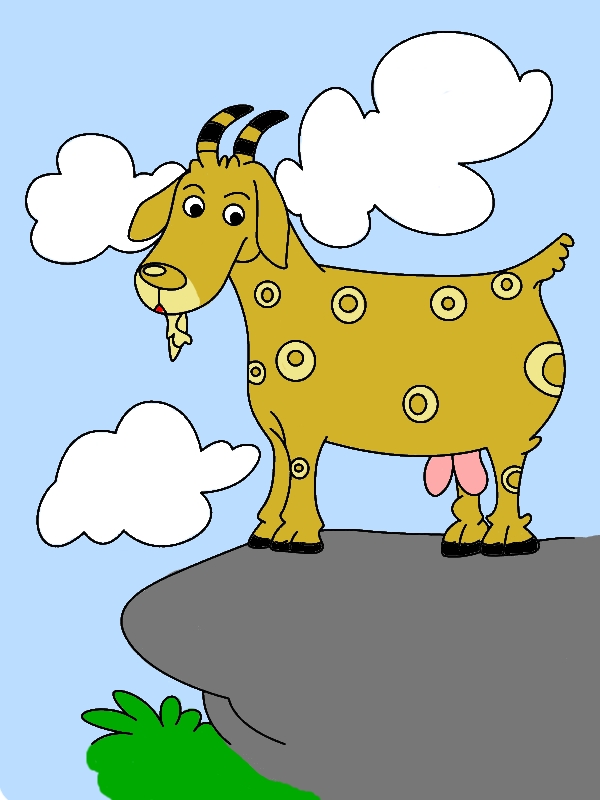 Cartoon Picture Goat Coloring Pages by years old Thomas L  Spradlin  