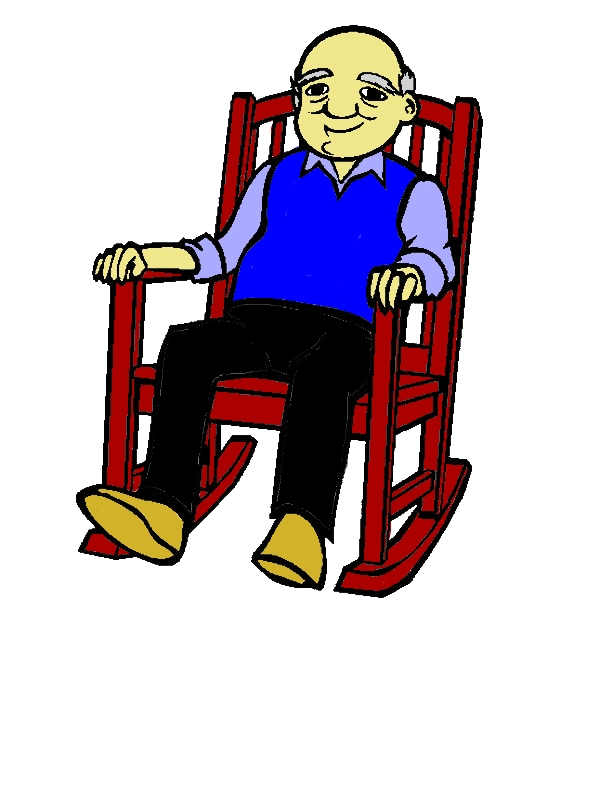 Grandfather Sitting Rocking Chair Coloring Pages by years old Paula B  Garza  