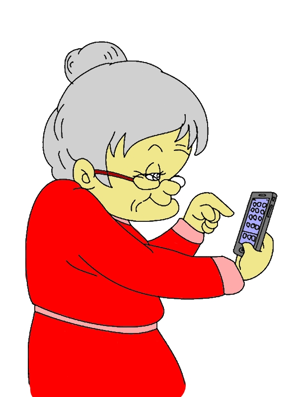 Grandmother Do Math With Calculator Coloring Pages by years old Edward L  Gilliam  
